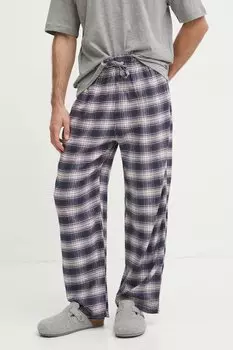 Пижамные штаны Hollister Co., темно-синий