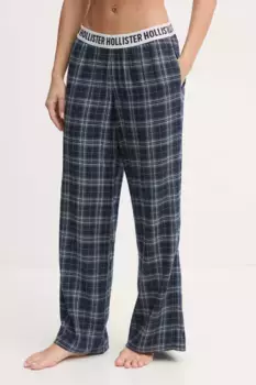 Пижамные штаны Hollister Co., темно-синий