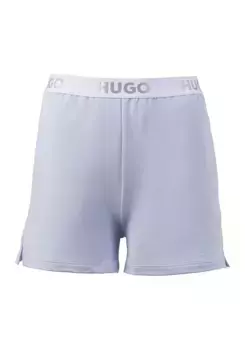Пижамные штаны HUGO Underwear "SPORTY LOGO_SHORTS", с эластичным поясом, фиолетовый