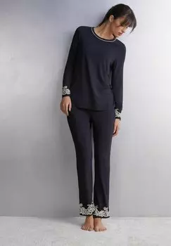 Пижамные штаны Intimissimi, черный меланж