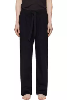 Пижамные штаны из черного поплина Tekla