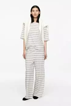 Пижамные штаны из хлопка Arket, мультиколор