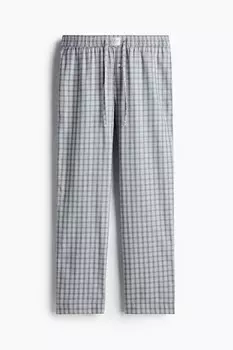 Пижамные штаны из смеси лиоцелла H&M, серый