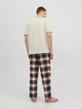 Пижамные штаны JACRIMON Jack & Jones, белый