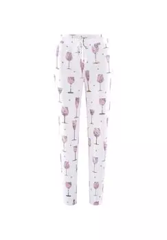 Пижамные штаны ЭТО ВИННАЯ ЖИЗНЬ P.J.Salvage, кремовый