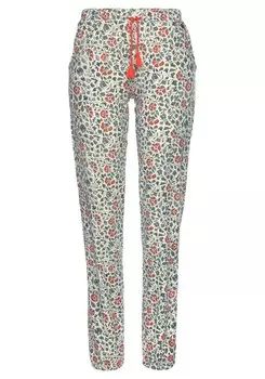 Пижамные штаны LASCANA, бежевый