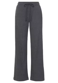 Пижамные штаны LASCANA Pajama Pants, антрацит