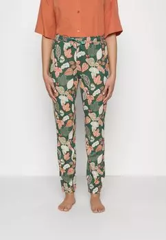 Пижамные штаны LASCANA, зеленый