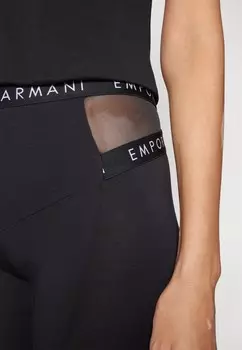 Пижамные штаны LEGGINGS Emporio Armani, черный