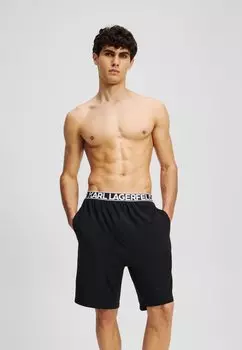 Пижамные штаны LOGO KARL LAGERFELD, черный