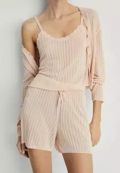 Пижамные штаны Mango, лососевый