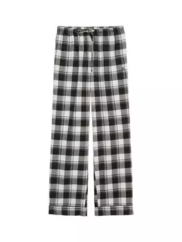 Пижамные штаны Marc O'Polo Cozy Flanell, черный/белый