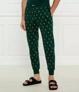 Пижамные штаны мужские Polo Ralph Lauren с принтом, зеленый