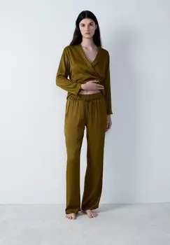Пижамные штаны NAIKE Etam, оливковый