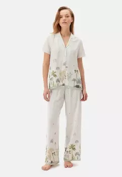 Пижамные штаны REGULAR WAIST PALM TREE REGULAR DAGI, кремовый