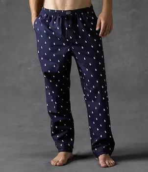 Пижамные штаны с пони Polo Ralph Lauren Big & Tall, синий