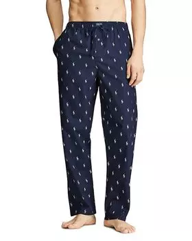 Пижамные штаны с принтом пони по всей поверхности Polo Ralph Lauren