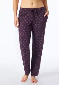 Пижамные штаны Schiesser, фиолетовый