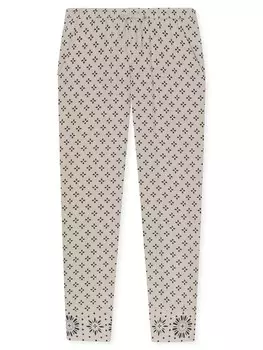 Пижамные штаны SCHIESSER Mix & Relax, цвет Beige/Grey