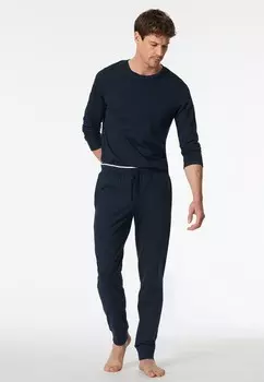 Пижамные штаны Schiesser, темно-синий