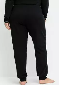 Пижамные штаны Sheego, черный