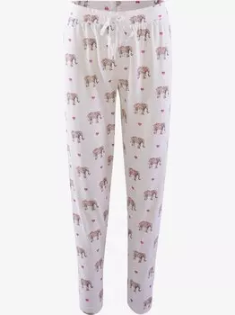 Пижамные штаны, штаны, очень тебя люблю Pj Salvage, белый