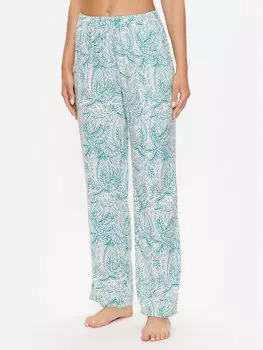 Пижамные штаны стандартного кроя Etam, зеленый