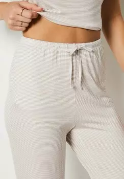 Пижамные штаны STRIPES Etam, бежевый