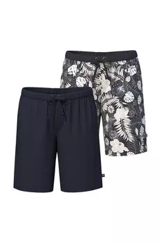 Пижамные штаны Ulla Popken, цвет Blue/Black