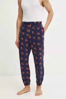 Пижамные штаны United Colors Of Benetton, темно-синий