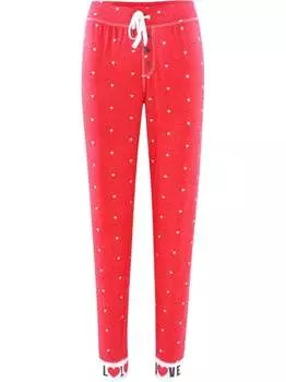 Пижамные штаны, уютные для влюбленных Pj Salvage, красный