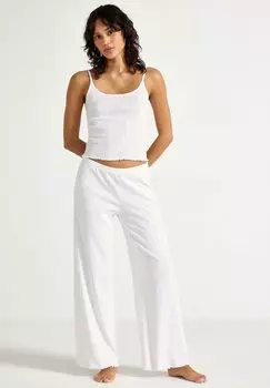 Пижамные штаны WIDE POINTELLE Lindex, белый