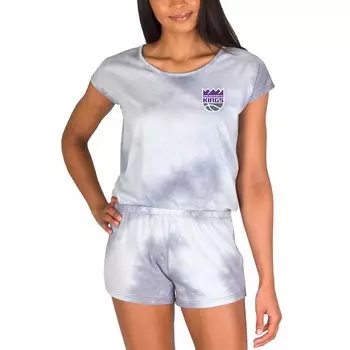 Пижамный комбинезон Concepts Sport Sacramento Kings, серый