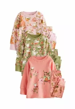 Пижамный комплект 3 PACK REGULAR FIT SET Next, мультиколор