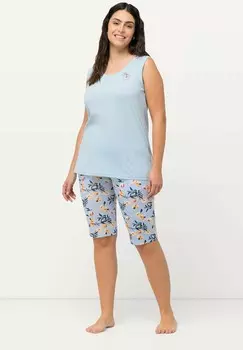 Пижамный комплект 3 PACK SET Ulla Popken, светло-голубой