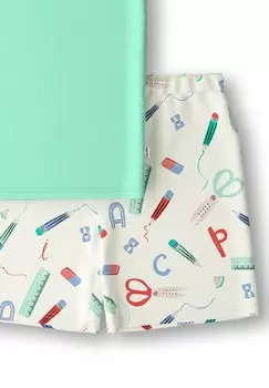 Пижамный комплект ABC SET Calida, бирюзовый