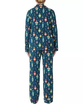 Пижамный комплект Bedhead PJs Long Sleeve Classic PJ Set, цвет Snoopy Ornaments