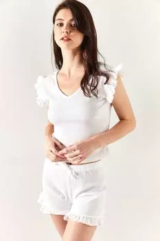 Пижамный комплект - Белый - Однотонный Olalook