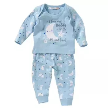 Пижамный комплект Boys I Love Daddy Lullaby, синий