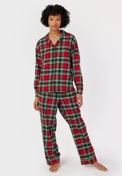 Пижамный комплект BRUSHED CHECK SET Chelsea Peers, красный