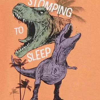 Пижамный комплект Carter's Dinosaur с верхом и низом для мальчиков 4–14 лет Carter's