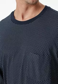 Пижамный комплект COMFORT ESSENTIALS Schiesser, темно-синий