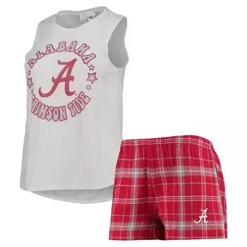 Пижамный комплект Concepts Sport Alabama Crimson Tide, малиновый