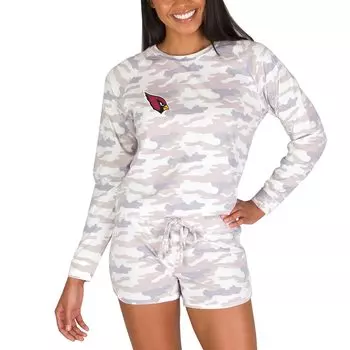 Пижамный комплект Concepts Sport Arizona Cardinals, камуфляж
