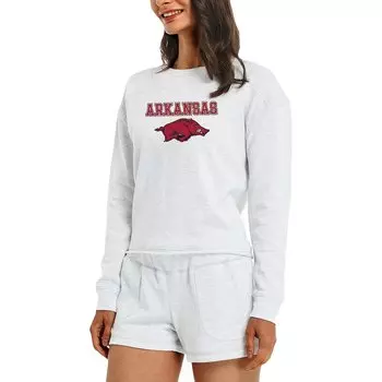Пижамный комплект Concepts Sport Arkansas Razorbacks, кремовый