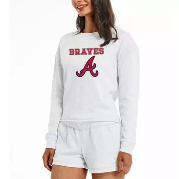 Пижамный комплект Concepts Sport Atlanta Braves, кремовый