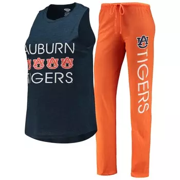 Пижамный комплект Concepts Sport Auburn Tigers, оранжевый