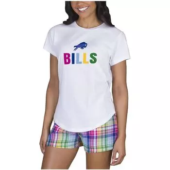 Пижамный комплект Concepts Sport Buffalo Bills, белый