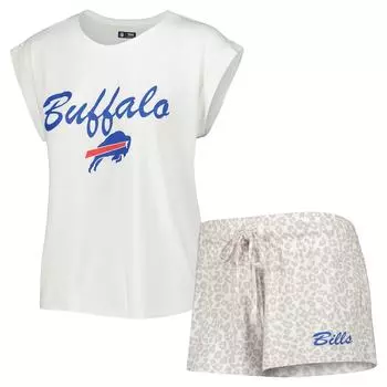 Пижамный комплект Concepts Sport Buffalo Bills, белый
