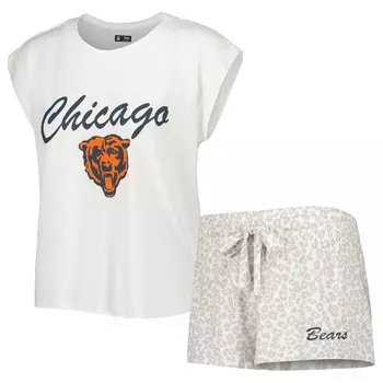 Пижамный комплект Concepts Sport Chicago Bears, белый